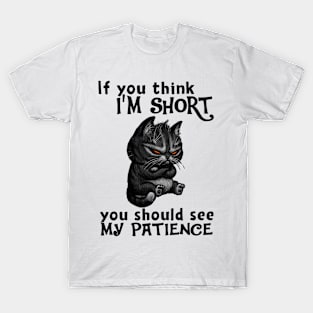 Cat You Should See My Patience T-Shirt